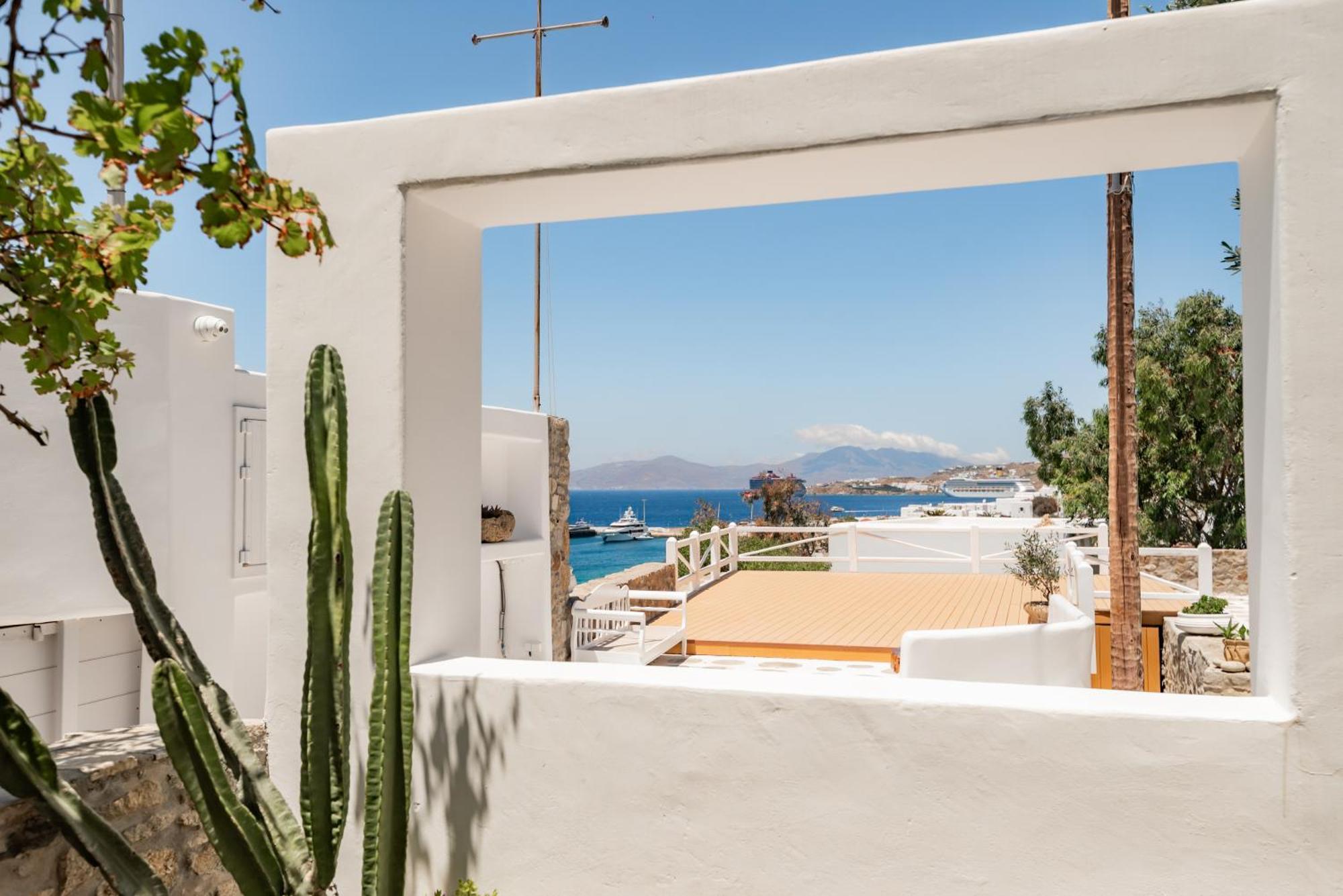 Rania Apartments Sea View Mykonos Town Exterior photo